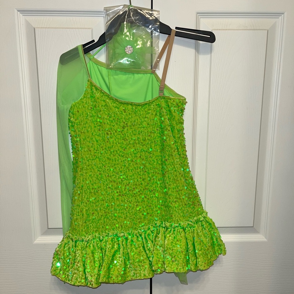 Revolution Lime Green Sequin Costume